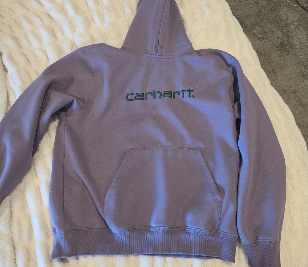 Carhartt Work In Progress NORDSTROM 2024. SOLD OUTLavender Hoodie with Teal Logo
